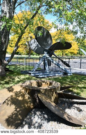 Portsmouth, Nh - Oct 3: The Uss Albacore Submarine (agss-569) In Portsmouth, New Hampshire, As Seen 