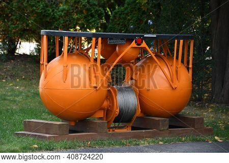 Portsmouth, Nh - Oct 3: Memorial Garden At The Uss Albacore Submarine (agss-569) In Portsmouth, New 