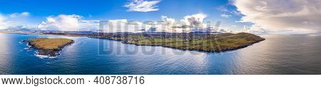 Aerial View Of Inishkeel And Portnoo In Donegal - Ireland