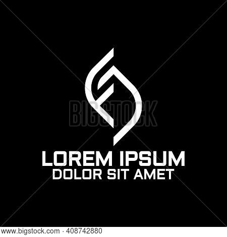 Creative, Simple And Elegant Initial Letter Fj Logo Template In Flat Design Monogram Illustration