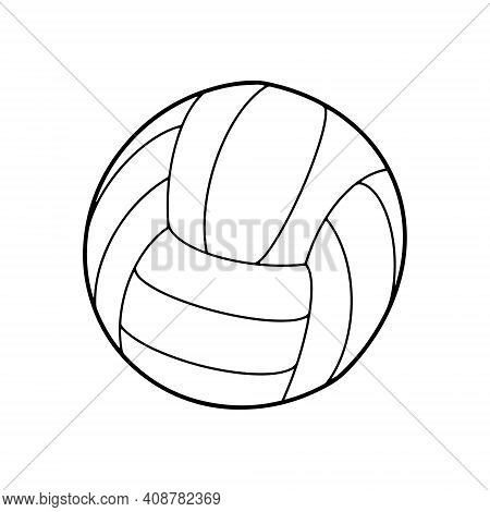 Volleyball Ball Isolated On White Background Picture