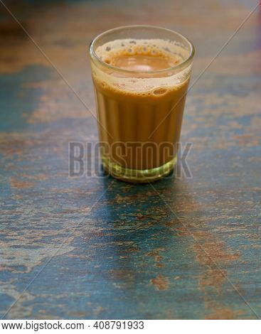 Coffee Business Concept - Cropped Close Up Of Female Serving Coffee With Latte Art While Standing In