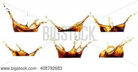 Coffee Cup. Coffee Cup On The Wooden Background, Hot And Fresh Morning Coffee. Coffee Beans Texture 