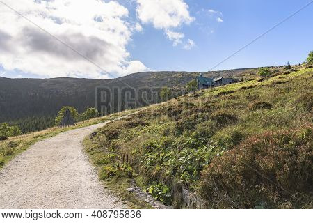 Path To The Shelter Under Labski Szczyt Mountain In Polish Giant Mountains
