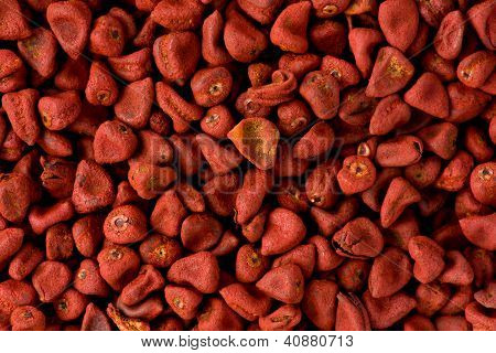 เมล็ดสีแดง Annatto (bixa Orellana)