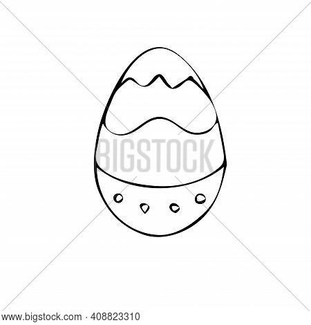 Egg Easter Holidai Vector Image Illustration Eps10