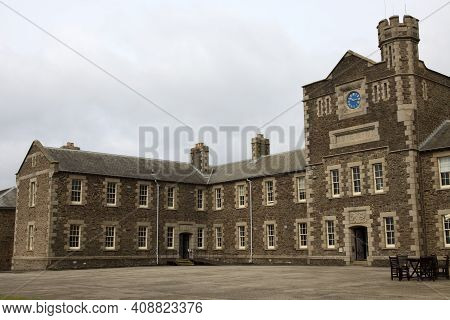 Falmouth (england), Uk - August 15, 2015: Pendennis Castle, Falmouth, Cornwall, England, United King