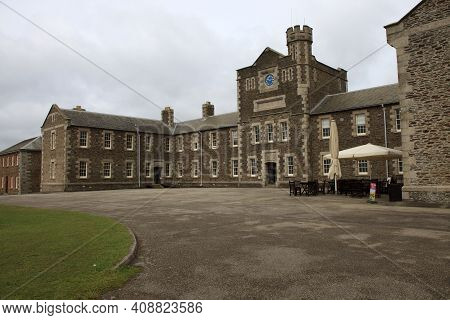 Falmouth (england), Uk - August 15, 2015: Pendennis Castle, Falmouth, Cornwall, England, United King
