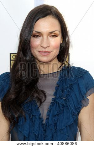 LOS ANGELES - JAN 9: Famke Janssen przybędzie 18 roczne Critics' Choice Movie Awards w Barke
