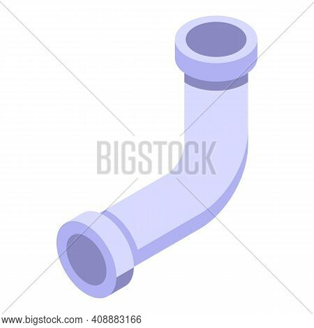 Pumbing Pipe Icon. Isometric Of Pumbing Pipe Vector Icon For Web Design Isolated On White Background