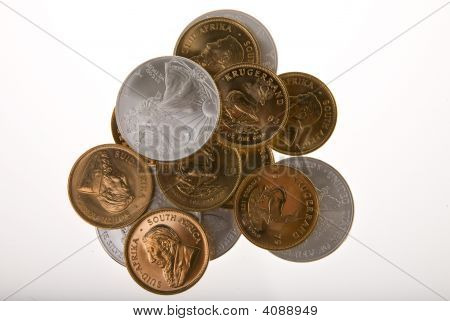 Monete d'oro e d'argento