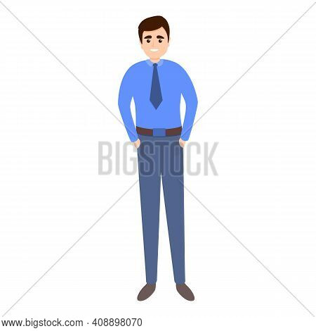 Employee Metropolitan Icon. Cartoon Of Employee Metropolitan Vector Icon For Web Design Isolated On 