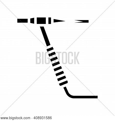 Welding Machine Glyph Icon Vector. Welding Machine Sign. Isolated Contour Symbol Black Illustration