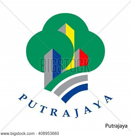 Coat Of Arms Of Putrajaya Is A Malaysian Region. Vector Heraldic Emblem