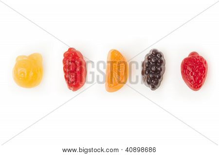 Collations gommeux de fruits biologiques pour les enfants