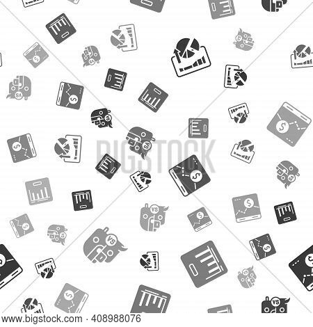 Set Stocks Market Growth Graphs, Pie Chart Infographic, Website With And Bull And Bear Of Stock On S