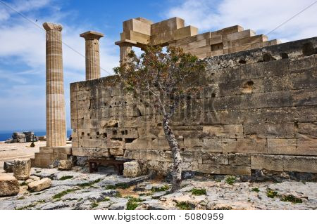 Athena Lindia Tapınağı, Lindos, Yunanistan