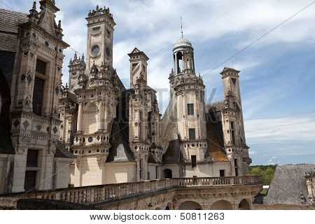 Castle of Chambord in Cher Valley France