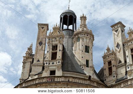 Castle of Chambord in Cher Valley France