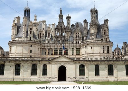 Castle of Chambord in Cher Valley France