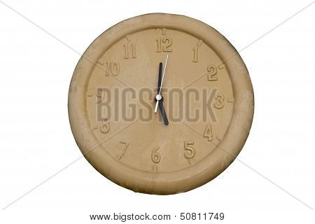 Cutout Clock Face