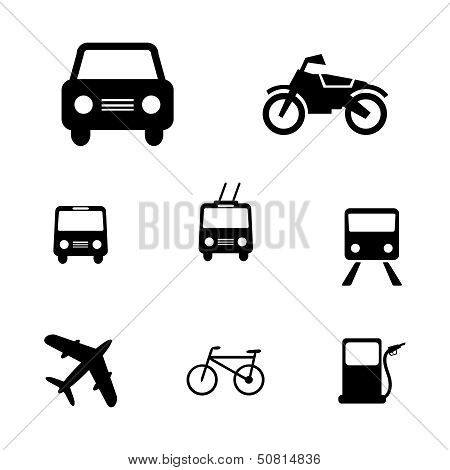 Set Of Transport Icons