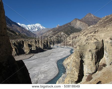 Marsyangdi River, Manang