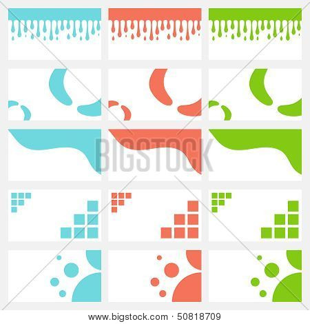 Vector Business Card Backgrounds