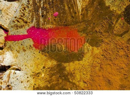 rust puddle texture