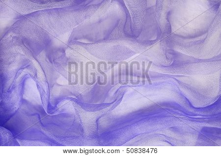 Purple Chaotic Draped Fabric