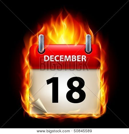 Burning calendar