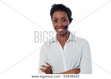 Attractive Female Call Centre Executive