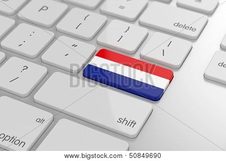 Netherlandish Flag Button