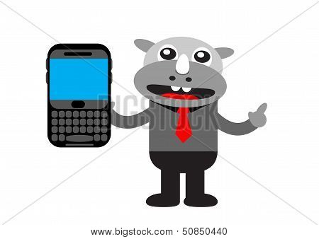 Rhino With Business Activity