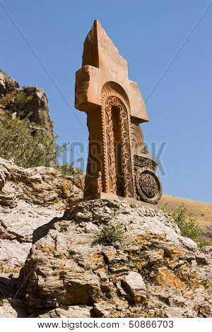 Red Khachkar
