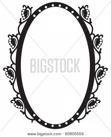 Vintage Oval Frame