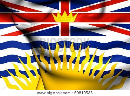 Flag Of British Columbia, Canada.