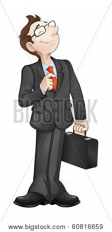 Smiling businessman