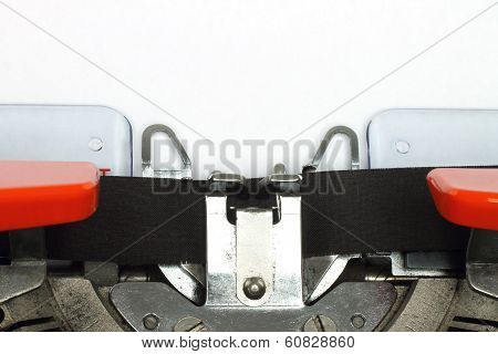 Part of typing machine