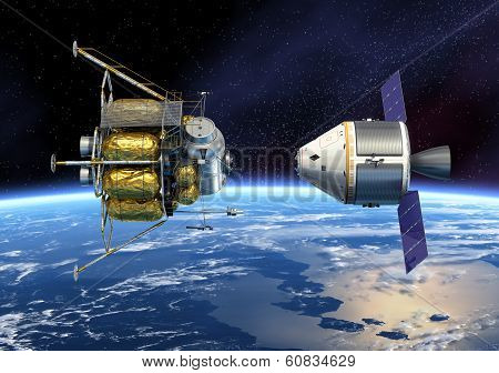 Crew Exploration Vehicle Docking