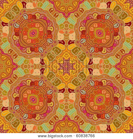 Abstract textile seamless pattern