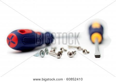 Screwdriver And Nails