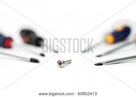 Screwdriver And Nail