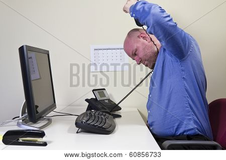 Businessman Strangles Himself