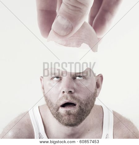 Cracked Egg Head