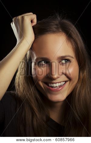 Happy Young Woman Portrait