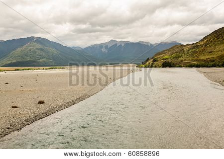 View Of Southern Alps New Zealand