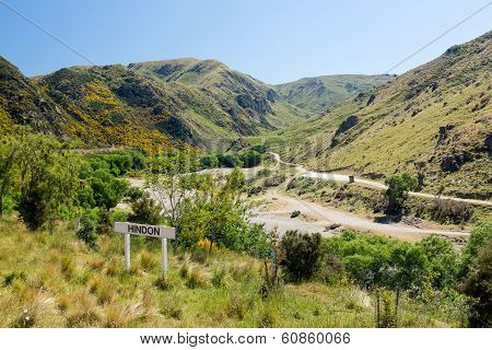 Railway Up Taieri Gorge New Zealand