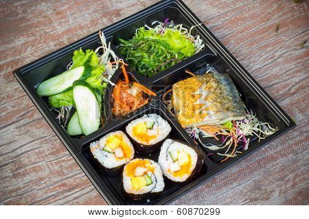 Bento lunchbox Japanese style