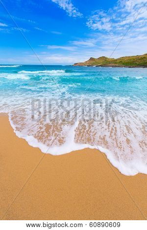 Cala Binimela in Menorca at Balearic islands of Spain